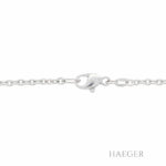 Kette mit Anhänger 43 cm Weißgold 750/ 18 Karat mit ca. 1,00 ct Diamanten Vorschau