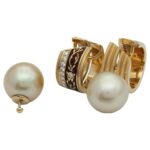 Wellendorff Ohrringe Gelbgold 750/ 18 Karat mit 0,22 ct. Diamanten und Originalbox Vorschau