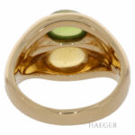 Peridot Citrin Bulgari Ring Gr. 55 Gelbgold 750/ 18 Karat mit Originalbox - Bild 3 Vorschau