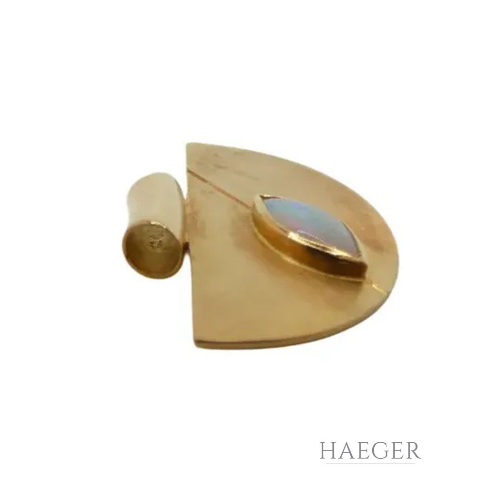 Opal Anhänger Gelbgold 750/ 18 Karat