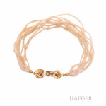 Fries Arauner Zuchtperlen Armband 20 cm Gelbgold 750/ 18 Karat Vorschau