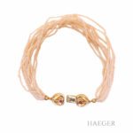 Fries Arauner Zuchtperlen Armband 20 cm Gelbgold 750/ 18 Karat Vorschau