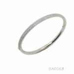 Tiffany and Co. Metro Armreif 17 cm Weißgold 750/ 18 Karat mit 1,25 ct Diamanten Vorschau