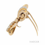 Brosche Rosegold 585/ 14 Karat ca. 1,67 ct Diamanten Vorschau