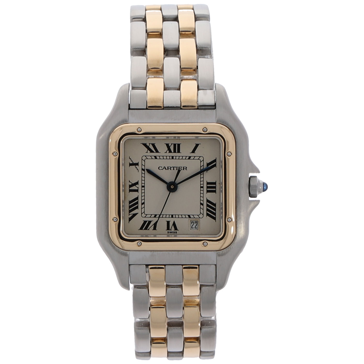 Cartier Panthere Stahl / Gold Ref.110000R mit Box