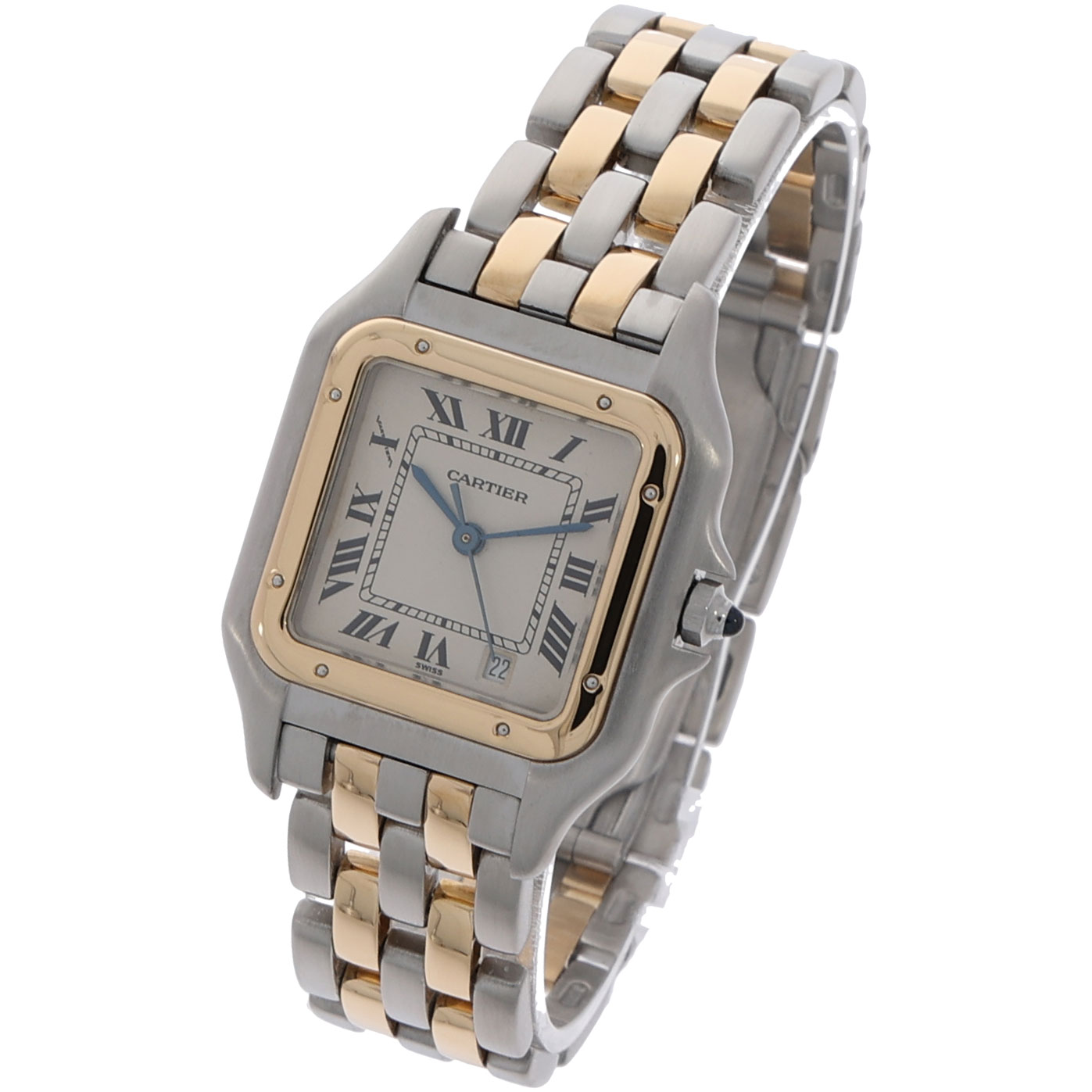 Cartier Panthere Stahl / Gold Ref.110000R mit Box