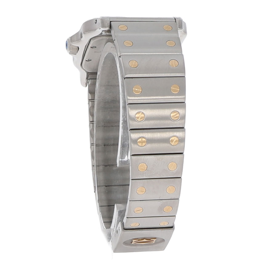 Cartier Santos Galbée Steel/Gold 18K 29mm Quarz ca. 1990 Vintage Watch
