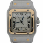 Cartier Santos Galbée Ref. 187901 Stahl Gold Papiere 1992 Vorschau