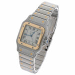 Cartier Santos Galbée Ref. 187901 Stahl Gold Papiere 1992 Vorschau