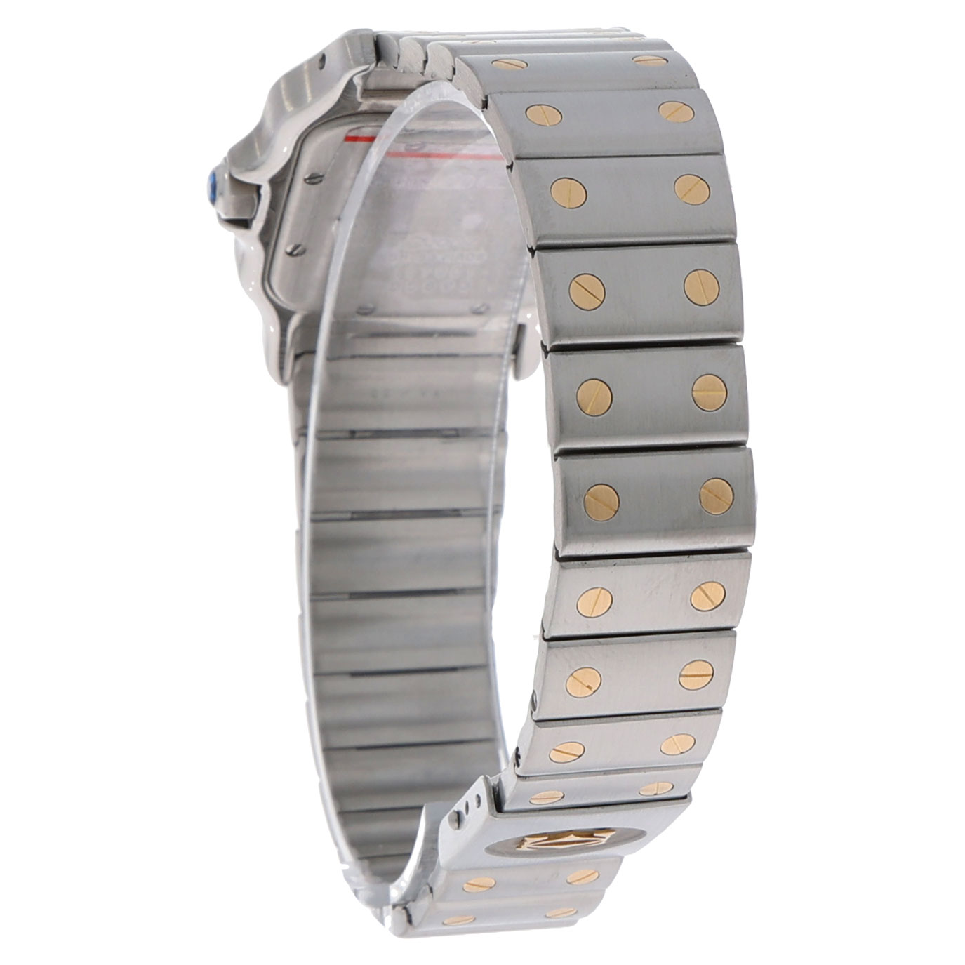 Cartier Santos Galbée Ref. 187901 Stahl Gold Papiere 1992