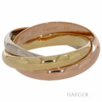 Cartier Trinity klassisches Modell Ring Gr.65 Gold 18 Karat mit Original Box Vorschau
