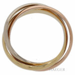 Cartier Trinity klassisches Modell Ring Gr.65 Gold 18 Karat mit Original Box Vorschau