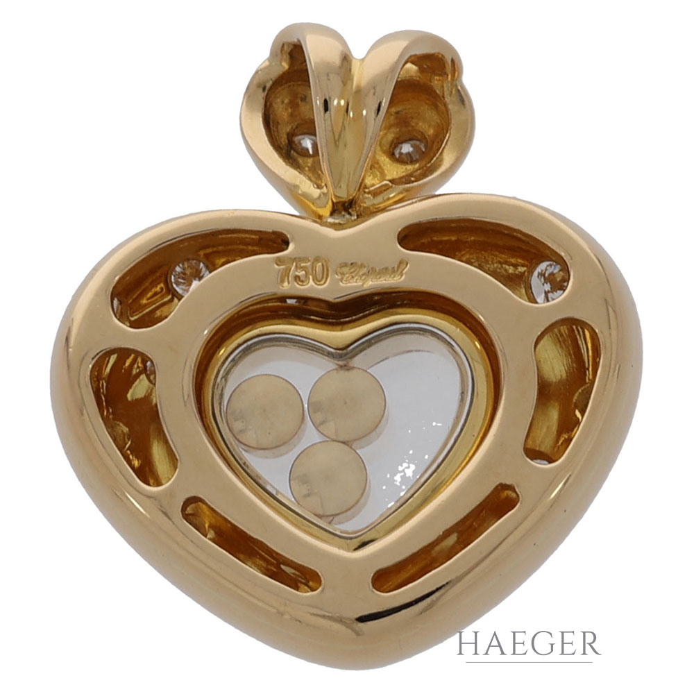 Chopard Happy Diamonds Anhänger Gelbgold 750/ 18 Karat mit 0,25 ct Diamanten