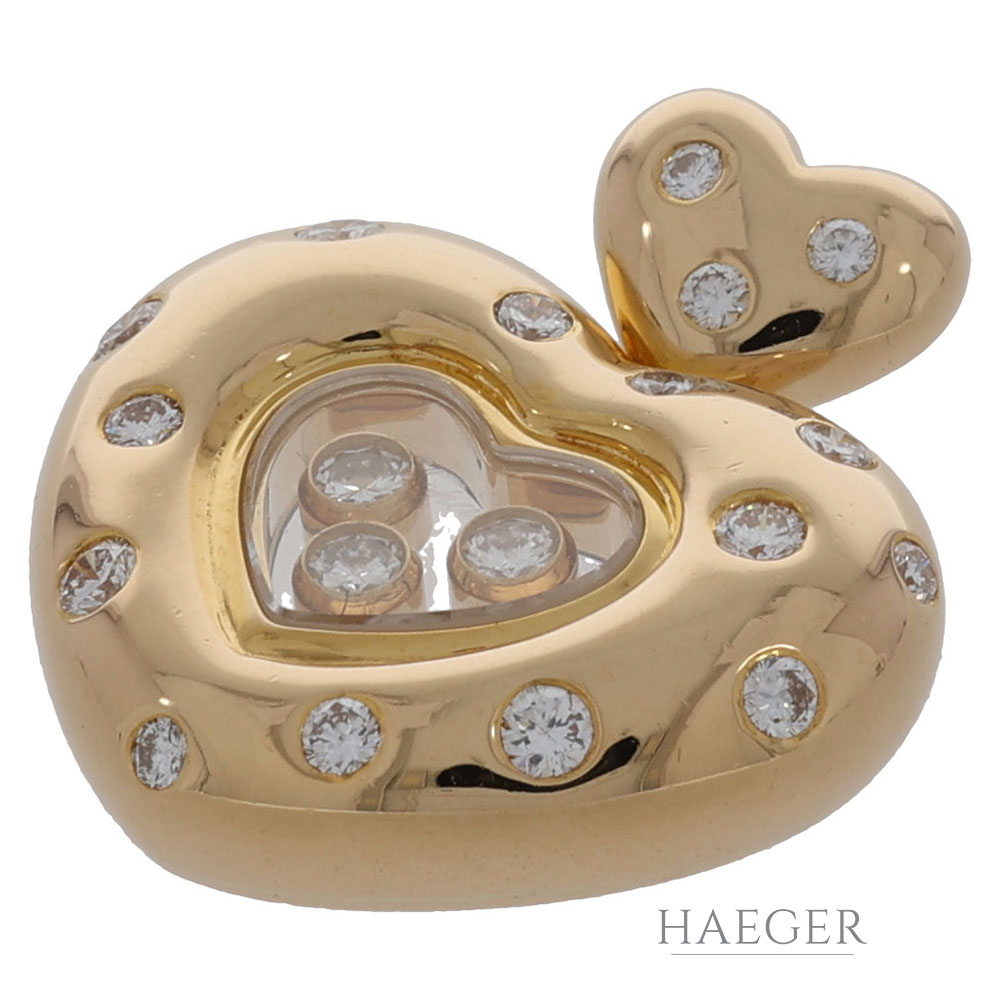 Chopard Happy Diamonds Anhänger Gelbgold 750/ 18 Karat mit 0,25 ct Diamanten