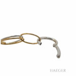 Rauchquarz Collier 70 cm und Anhänger Gelbgold, Weißgold 750/ 18 Karat 0,021 ct Diamanten Vorschau