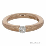 Niessing Spannring Ring Gr.54 Roségold 18 Karat mit 0,25ct Diamant Vorschau