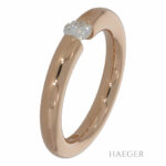 Niessing Spannring Ring Gr.54 Roségold 18 Karat mit 0,25ct Diamant Vorschau