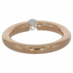 Niessing Spannring Ring Gr.54 Roségold 18 Karat mit 0,25ct Diamant Vorschau
