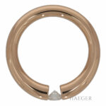 Niessing Spannring Ring Gr.54 Roségold 18 Karat mit 0,25ct Diamant Vorschau