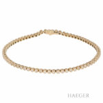 Wellendorff Tennisarmband 18cm Gelbgold 18 Karat mit 1ct Diamanten Vorschau