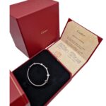 Écrou de Cartier Armreif Weißgold 750/ 18 Karat Größe 16 cm mit Box und Papieren Vorschau