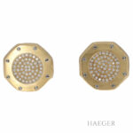 Manschettenknöpfe Gelbgold 750/ 18 Karat 1,00 ct Diamanten Vorschau