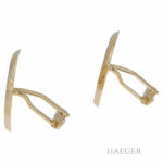 Manschettenknöpfe Gelbgold 750/ 18 Karat 1,00 ct Diamanten Vorschau