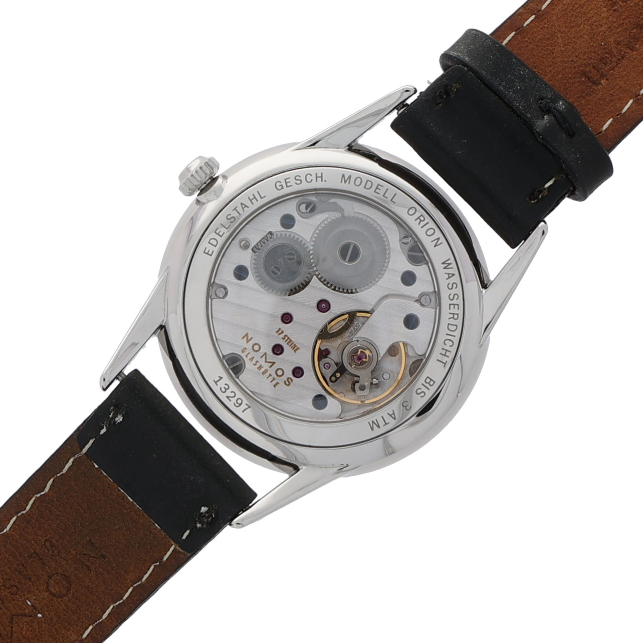 NOMOS Orion Ref. 309 Steel siver/grey dial Full Set 2008 as new - Bild 7