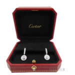 Cartier D’Amour Ohrringe Weißgold 750/ 18 Karat mit 0,36 ct Diamanten mit Originalbox - Bild 4 Vorschau