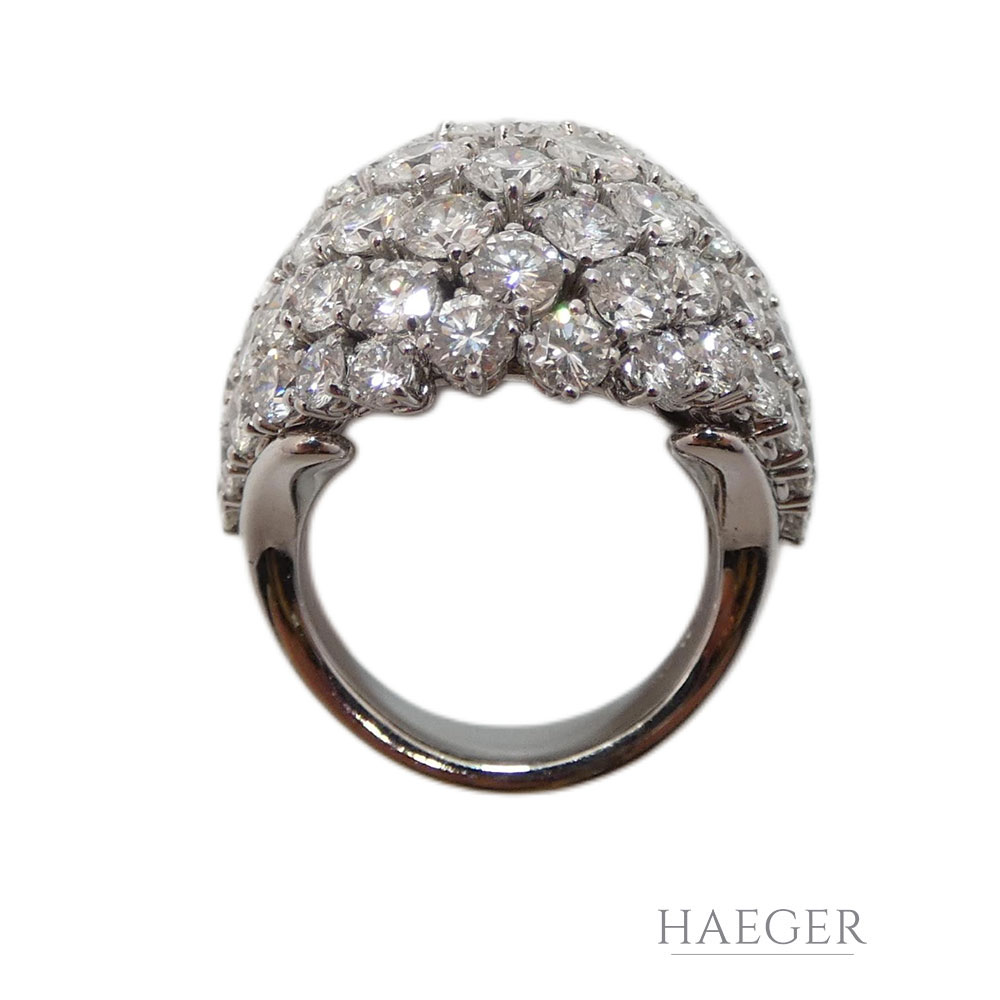 Ring Gr. 53 Weißgold 750/ 18 Karat mit 6ct Diamanten