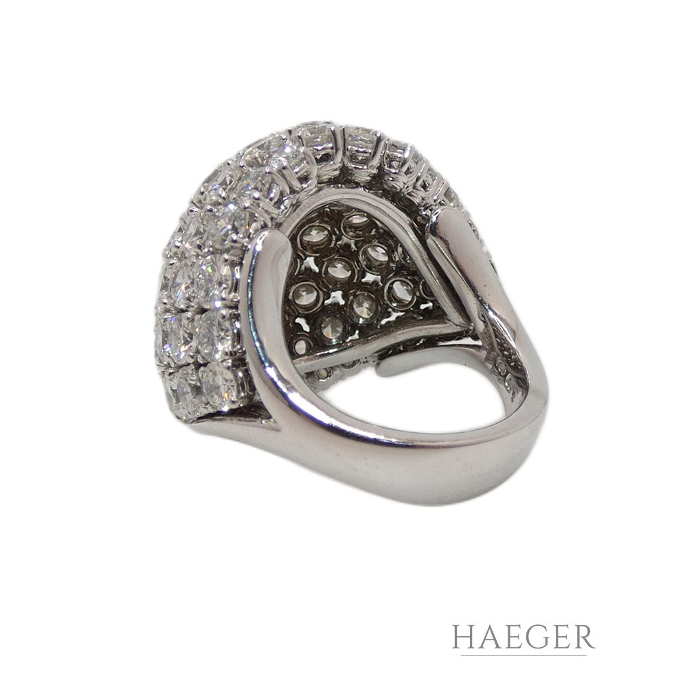 Ring Gr. 53 Weißgold 750/ 18 Karat mit 6ct Diamanten
