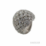 Ring Gr. 53 Weißgold 750/ 18 Karat mit 6ct Diamanten Vorschau