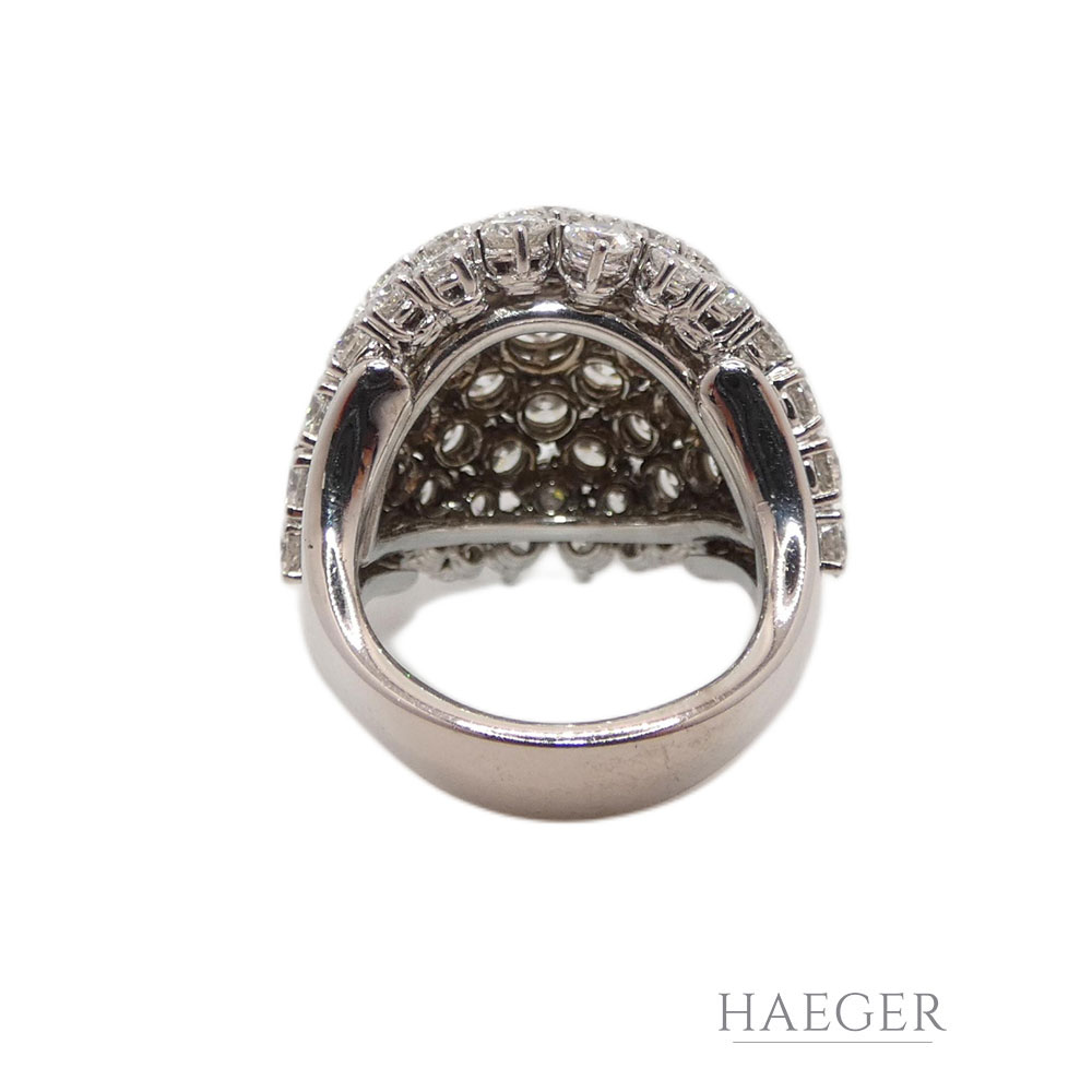 Ring Gr. 53 Weißgold 750/ 18 Karat mit 6ct Diamanten