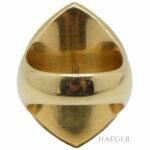 Ring Gr. 56 Gelbgold 750/ 18 Karat mit australischem Opal - Bild 4 Vorschau
