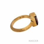 Wassermelonen Turmalin Ring Gr. 51 Gelbgold 750/ 18 Karat - Bild 4 Vorschau