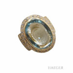 Aquamarin Ring Gr. 56 Gelbgold 585/ 14 Karat Vorschau