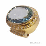 Aquamarin Ring Gr. 56 Gelbgold 585 14 Karat Vorschau