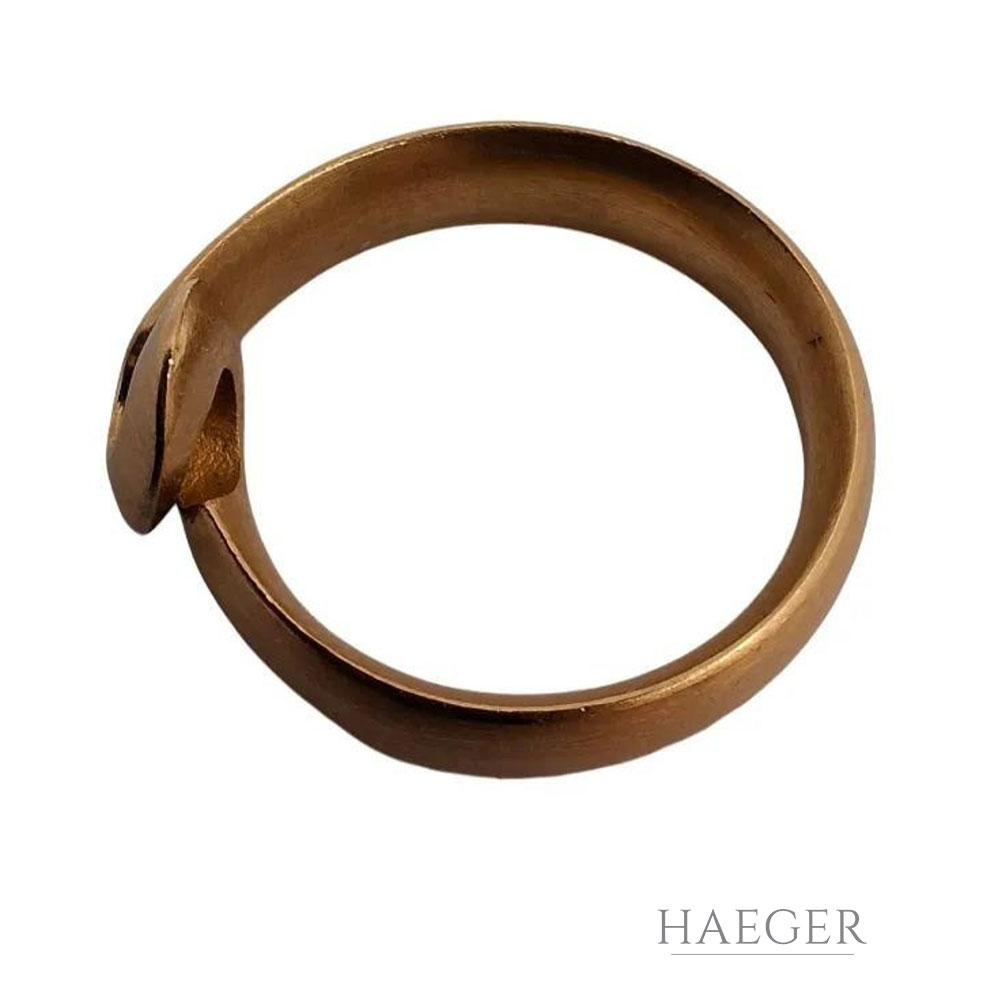 Niessing Ring Gr. 54 Gelbgold 900 mit 0,1 ct Diamant - Bild 5