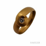 Niessing Ring Gr. 54 Gelbgold 900 mit 0,1 ct Diamant Vorschau