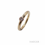 Ring Gr. 54 Gelbgold Rosegold 585/ 14 Karat 0,10 ct Diamanten Vorschau