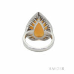 Damen Opal Diamant Ring Weißgold 750 / 18 Kt. ca. 6,6 ct. Vorschau