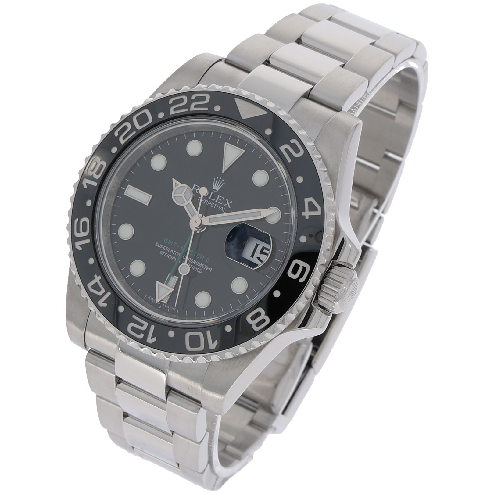 Rolex GMT-Master II Ref. 116710LN Papiere 2008 LC208