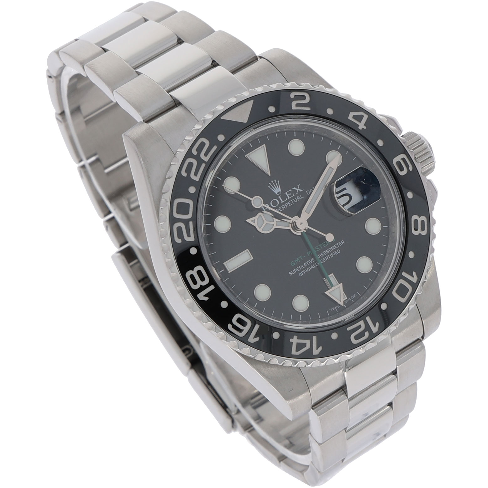 Rolex GMT-Master II Ref. 116710LN Papiere 2008 LC208