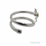 Collier, Ohrhänger und Ring Gr. 53 Set Weißgold, Gelbgold 750/ 18 Karat Vorschau