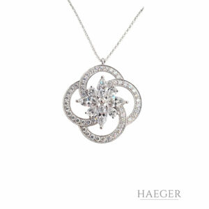 Tiffany and Co. Victoria Collier 45 cm Platin 950 ca. 2,16 ct Diamanten mit Originalbox