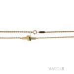 Tiffany and Co. T Kette 750 Gelbgold/ 18 Karat mit Box und Papieren Vorschau