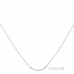 Tiffany & Co. T Smile Gr. 36 cm Gelbgold 750/ 18 Karat 0,10 Diamant - Bild 2 Vorschau