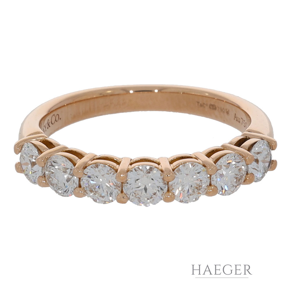 Tiffany and Co. Forever Ring Gr. 52 Gelbgold 750/ 18 Karat 0,93 ct Diamant