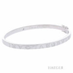 Bulgari Bvlgari Armreif 19,5cm Weißgold 18 Karat mit Diamant Vorschau