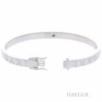 Bulgari Bvlgari Armreif 19,5cm Weißgold 18 Karat mit Diamant - Bild 4 Vorschau